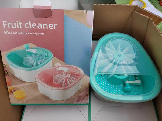 Hands - free washing fruit and vegetable cleaner